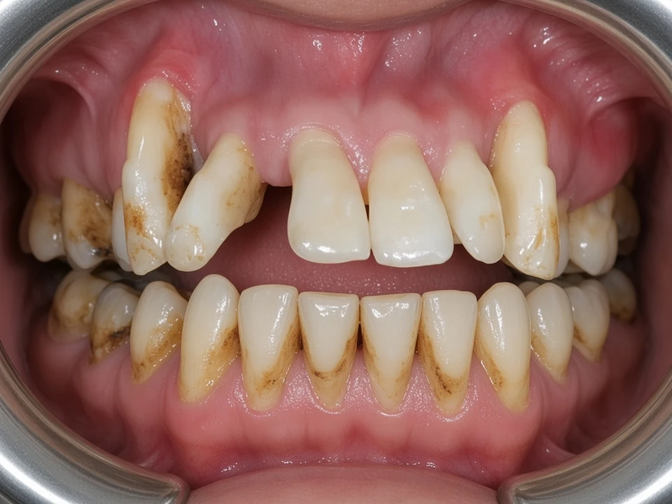 All-on-4 — four implants, one life-changing smile — before