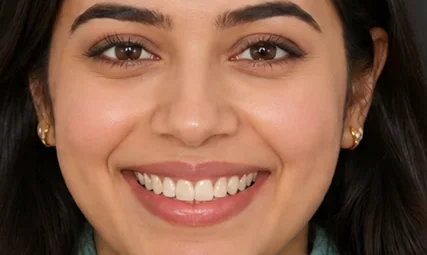 Gum contouring — portrait — after