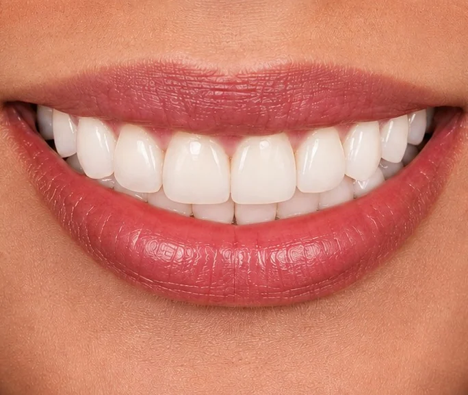 Crown lengthening case — after