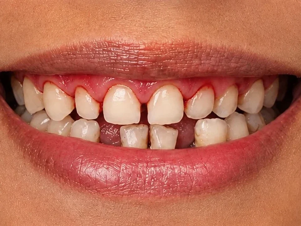 Crown lengthening case — before