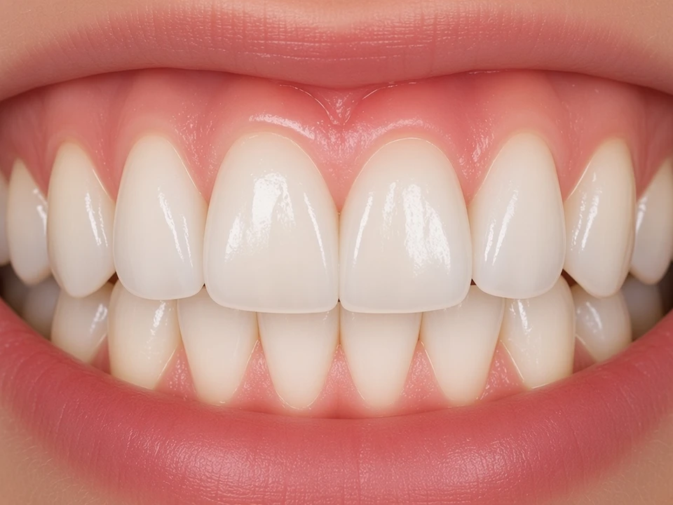Gaps between teeth closed for a perfect smile — after
