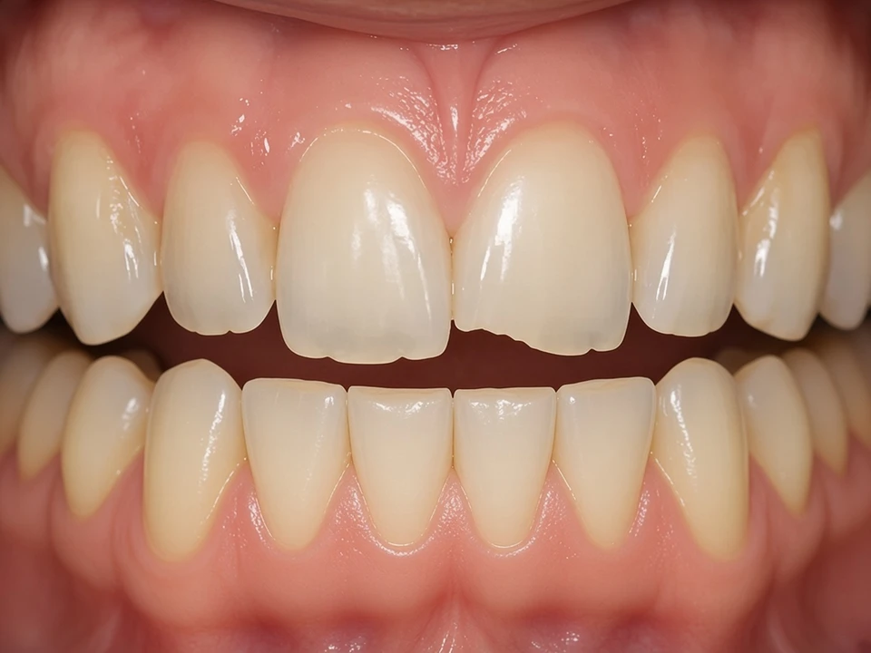Tooth re-shaping and re-contouring — before