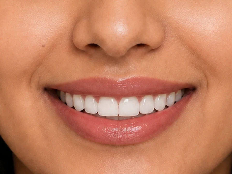 Hollywood smile makeover — after